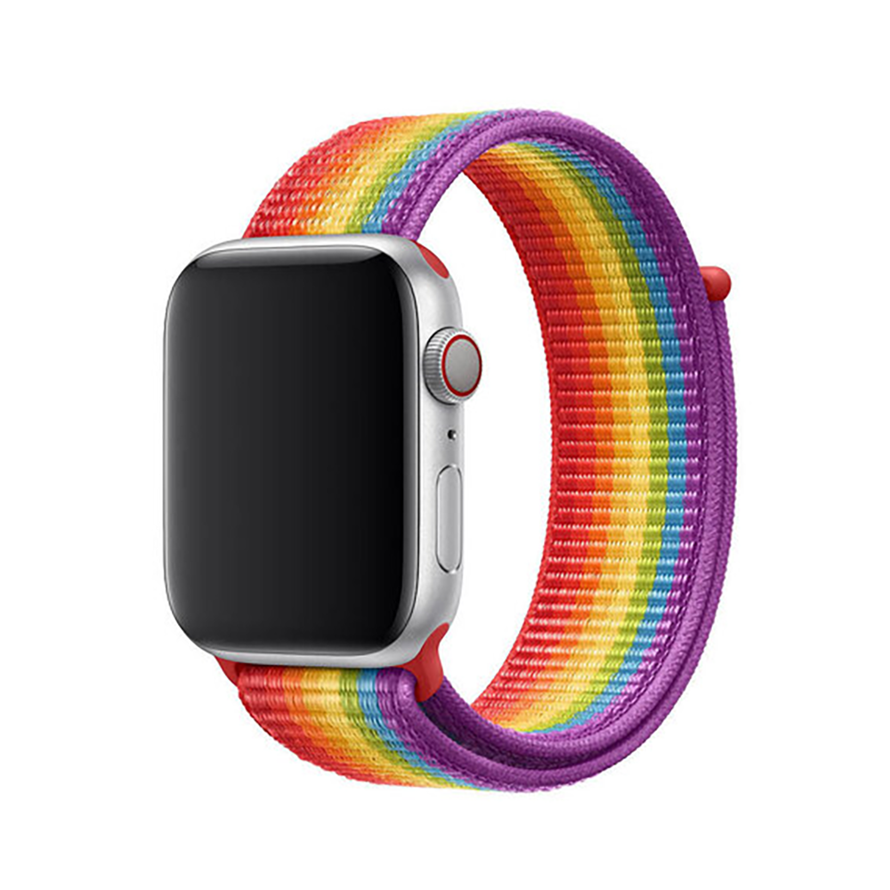 Ремінець Nylon для Apple Watch 42mm/44mm - Rainbow