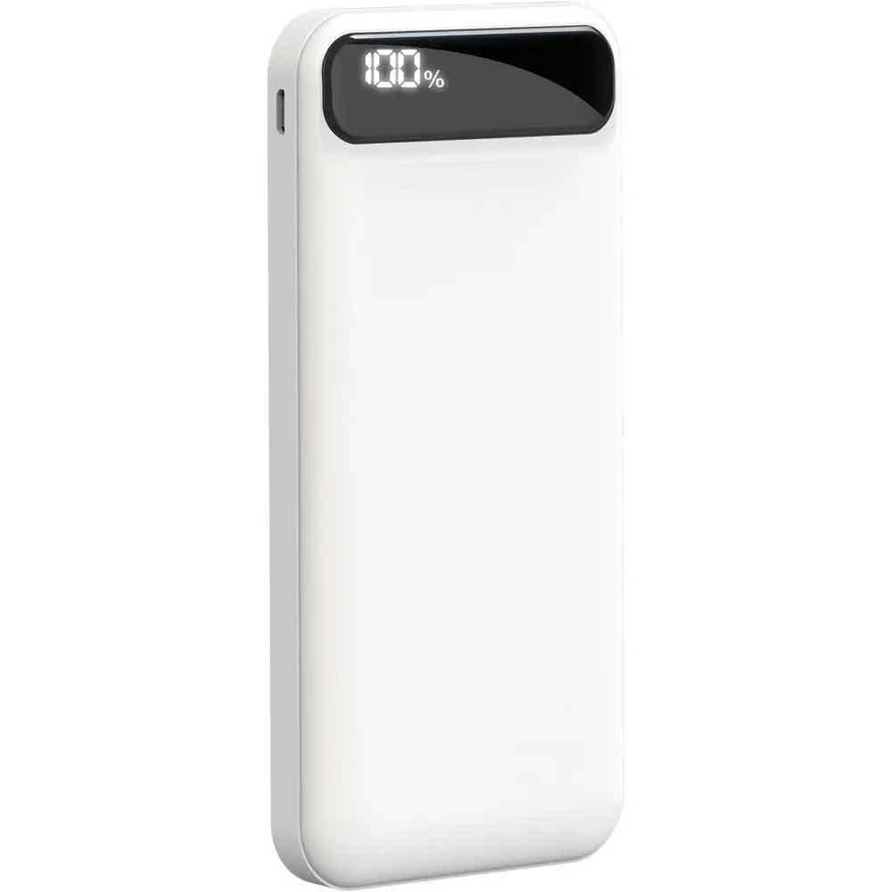 ПБ XO Power Bank PR135 Digital Display 2USB+Type-C 10000mAh White