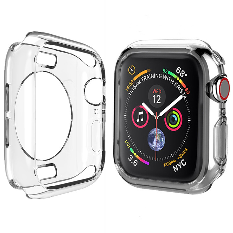 Чохол TPU Full Protective для Apple iWatch 38mm - Transparent