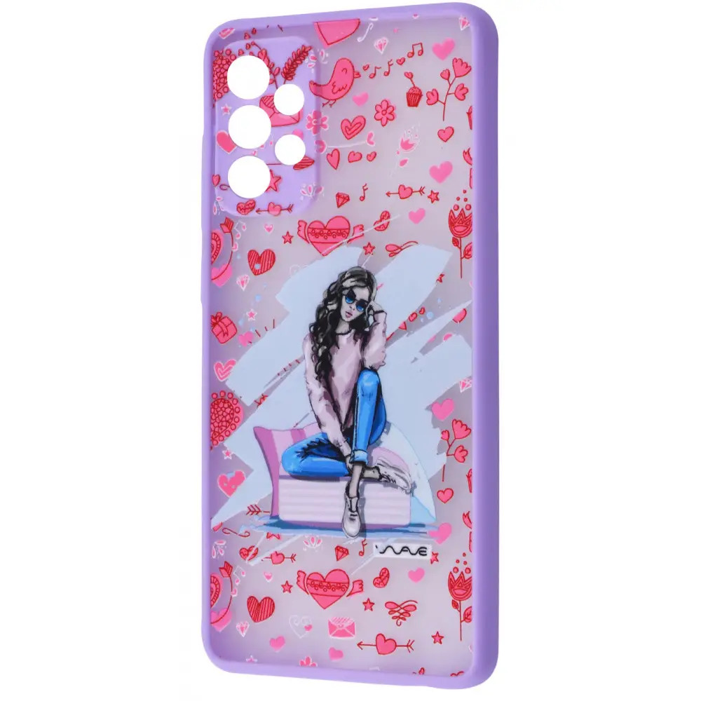 Чохол WAVE Cartoon Case (PC+TPU) Samsung Galaxy A52 (heart overload)