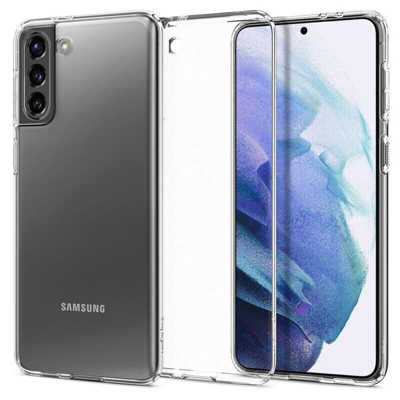 Чохол Spigen для Samsung Galaxy S21 Crystal Flex, Crystal Clear
