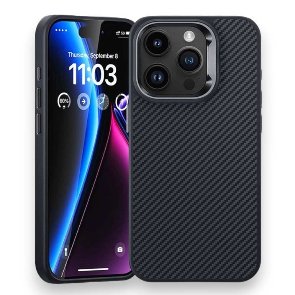 Чохол Carbon Armor Case для iPhone 12/12 Pro Black