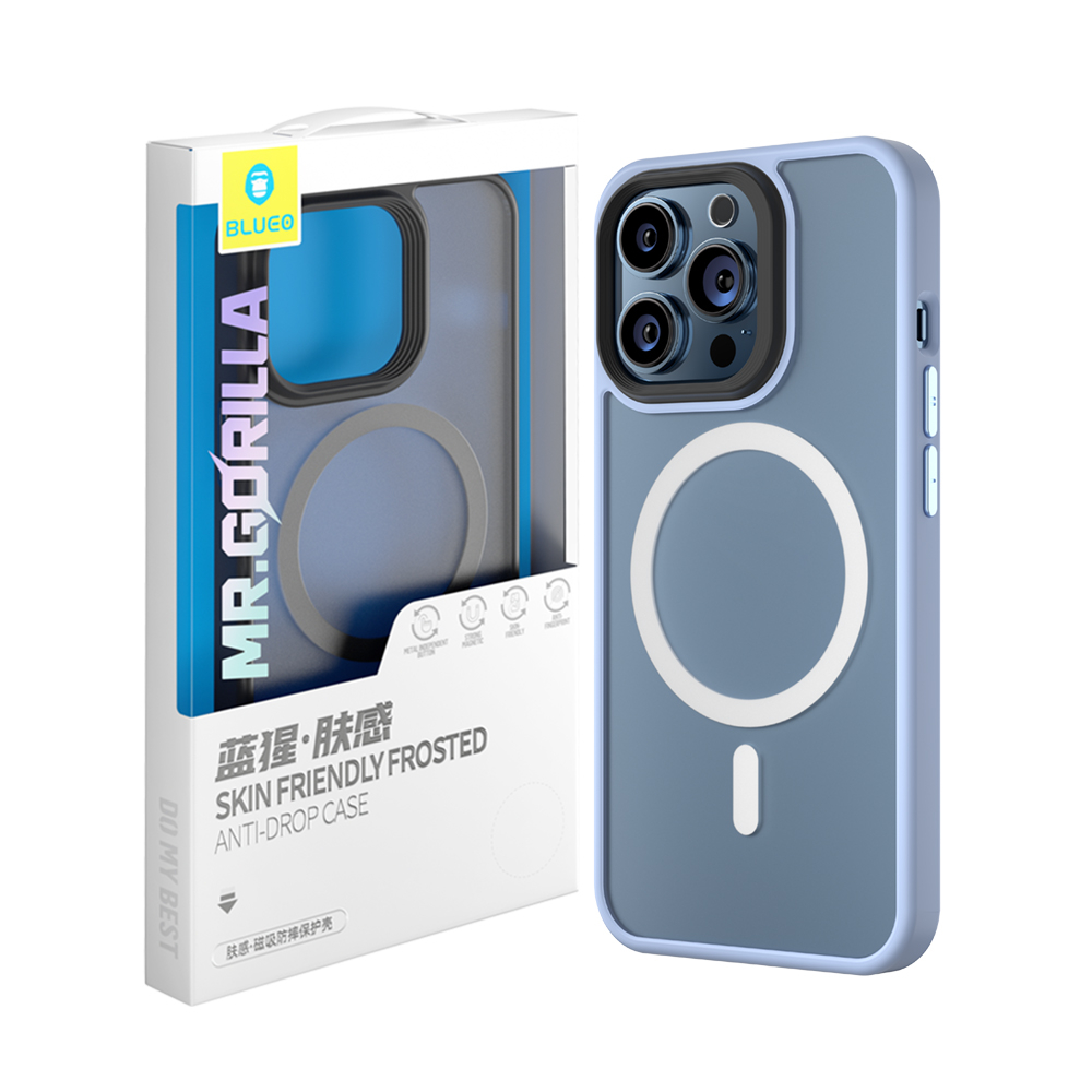 Чохол Blueo Frosted Anti-Drop Case for iPhone 13 Pro Max with MagSafe Blue