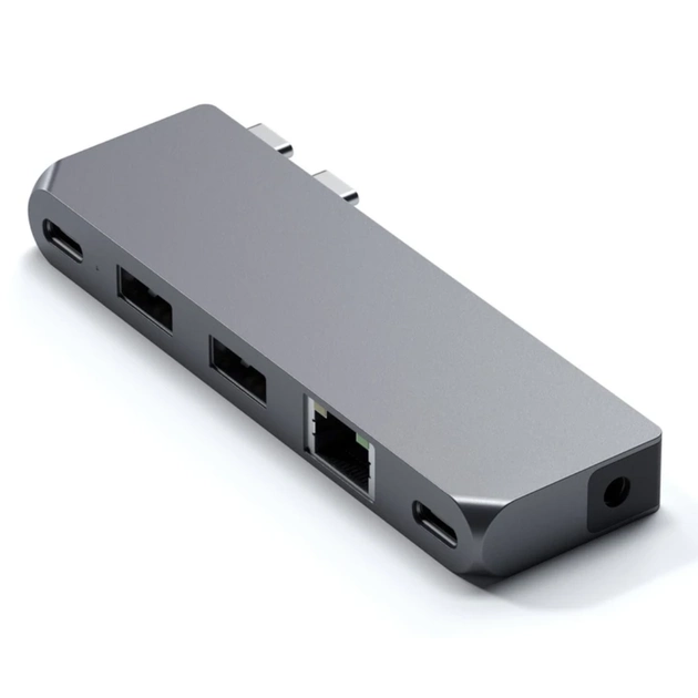 ХАБ Satechi Aluminum USB-C Pro Hub Mini Adapter Space Gray (ST-UCPHMIM)