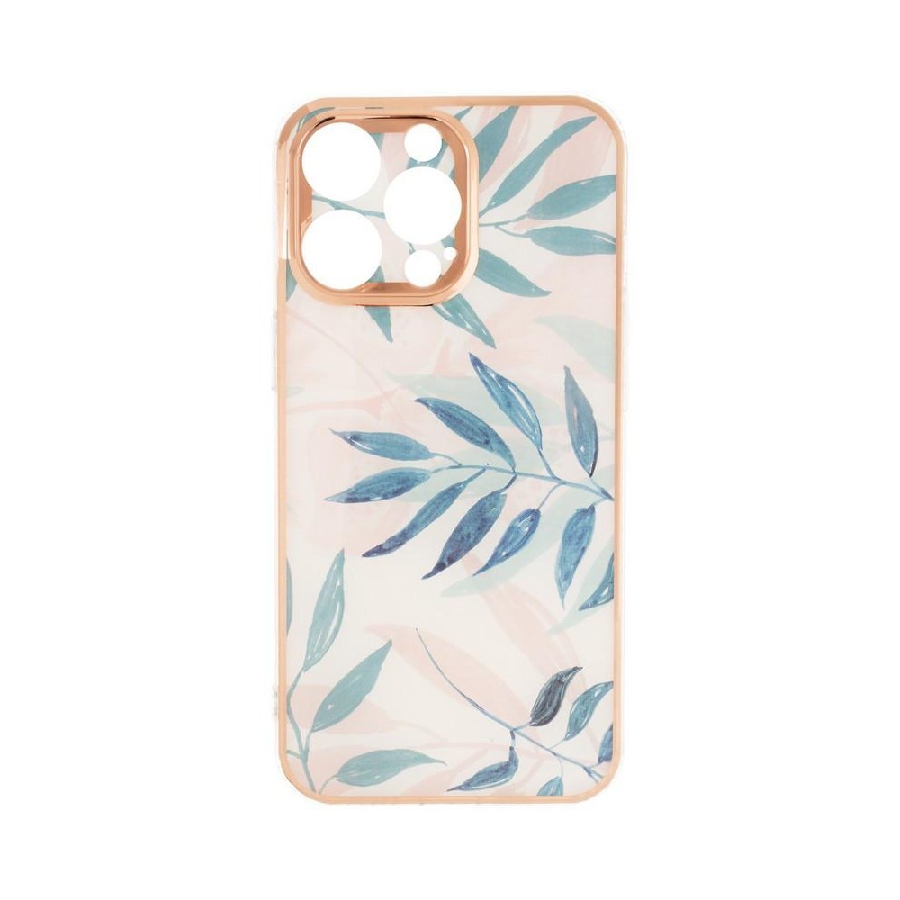 Чохол Gelius Leaf Case iPhone 13 Pro Max Pink Grass