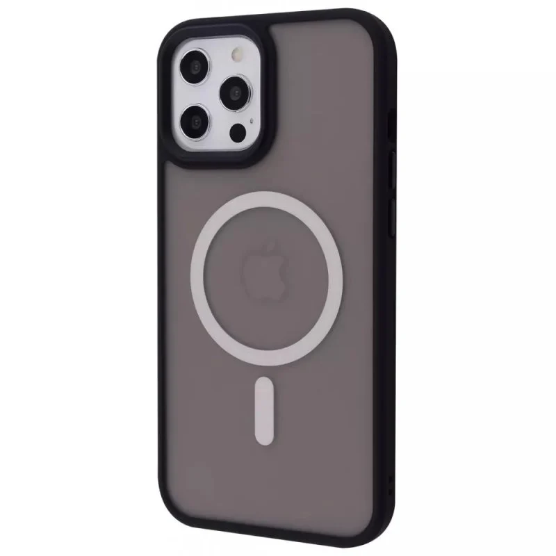 Чохол MaiKai Matte Colorful Case with MagSafe iPhone 12 Pro (Black)