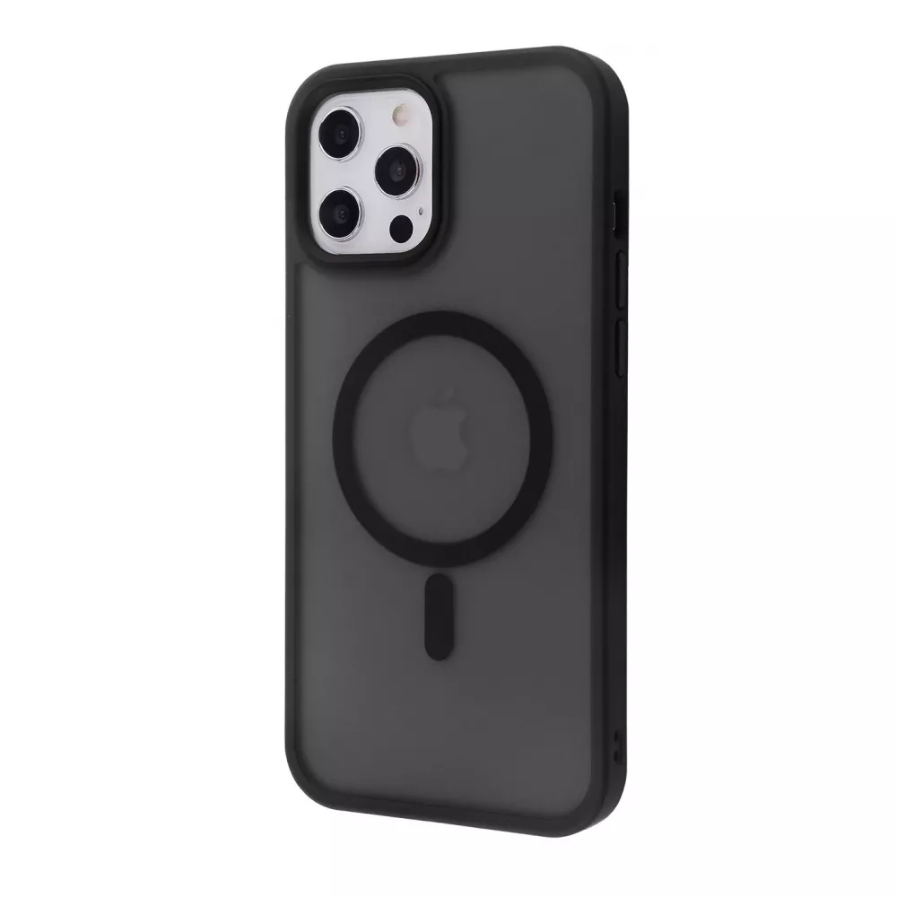 Чохол WAVE Matte Insane Case with MagSafe iPhone 12 Pro Max (чорний)
