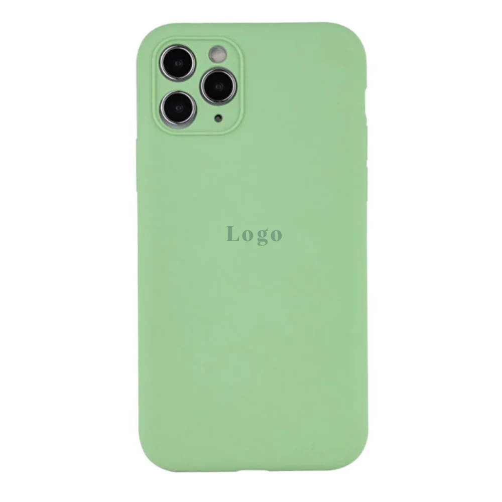 Чохол Silicone Case for iPhone 11 Pro (With Camera Lens Protection) - Gem Green