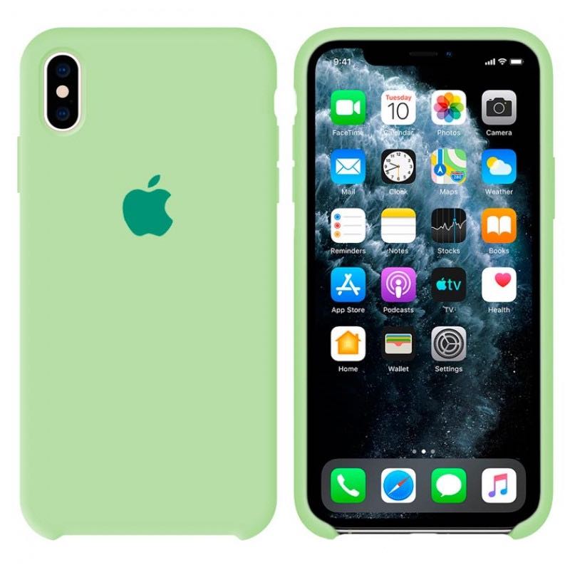 Чохол MaiKai Silicone для iPhone Xs Max - Avocado