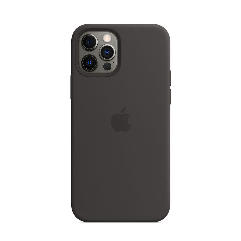Чохол Color MagSafe Case iPhone 12/12 Pro (чорний)