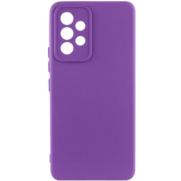 Чохол Silicone Cover Lakshmi Full Camera (A) для Samsung A52 (Фіолетовий/Purple)