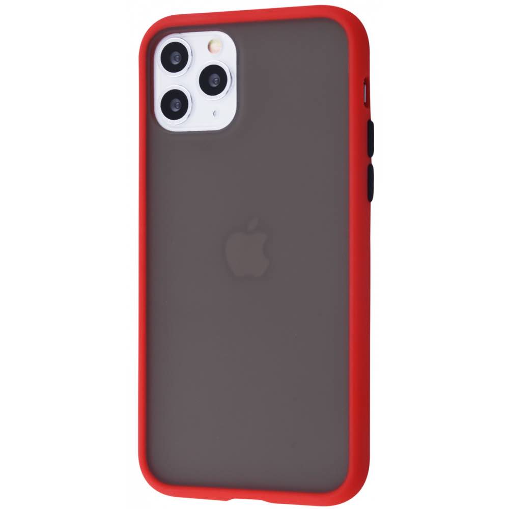 Чохол Shadow Matte Case (PC+TPU) for iPhone 11 Pro Max - (червоний)