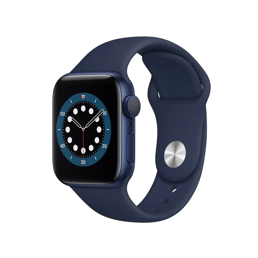 Силіконовий Ремінець для Apple Watch Sport Band 42/44mm (S/M&M/L) (Темно-Синій/Alaskan Blue)