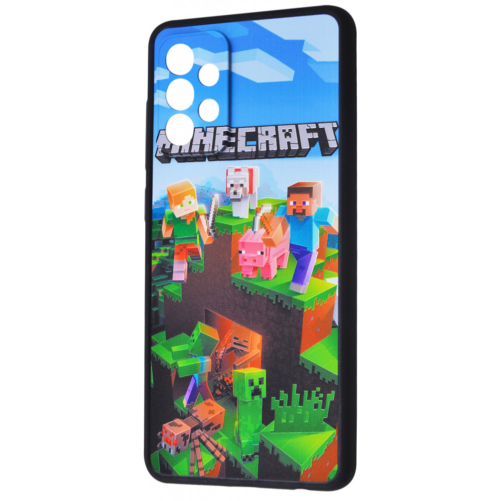 Чохол Game Heroes Case (PC+TPU) для Samsung A72 - Minecraft