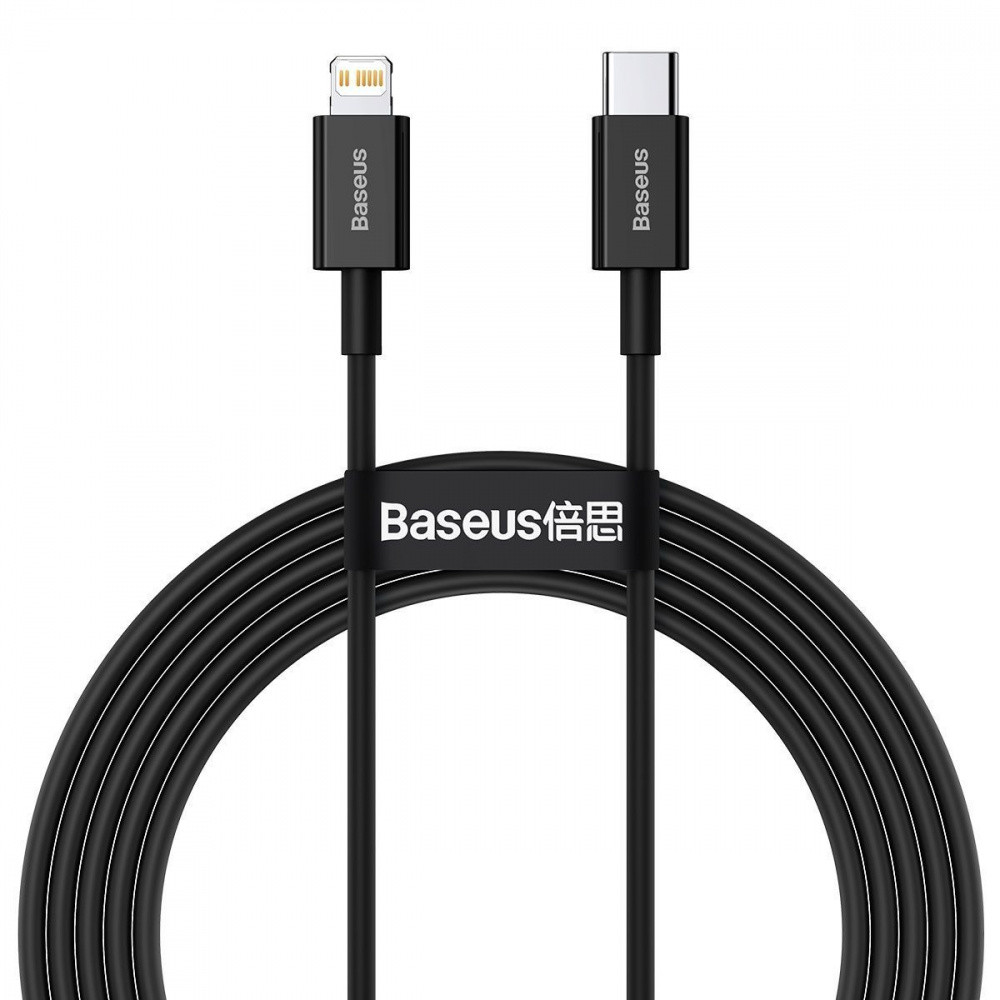 Кабель Baseus Superior Series Fast Charging Type-C to Lightning PD 20W (2m) (чорний)