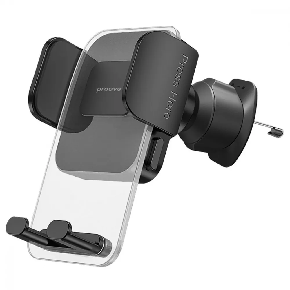 Автомобільний тримач Proove Crystal Clamp Plus Air Outlet Car Mount (чорний)