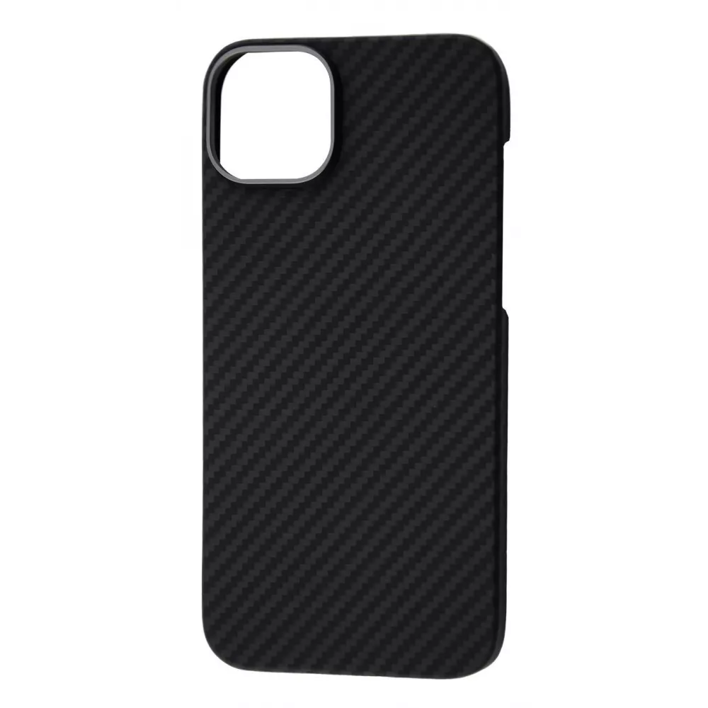 Чохол WAVE Premium Carbon Slim with MagSafe iPhone 15 (чорний)