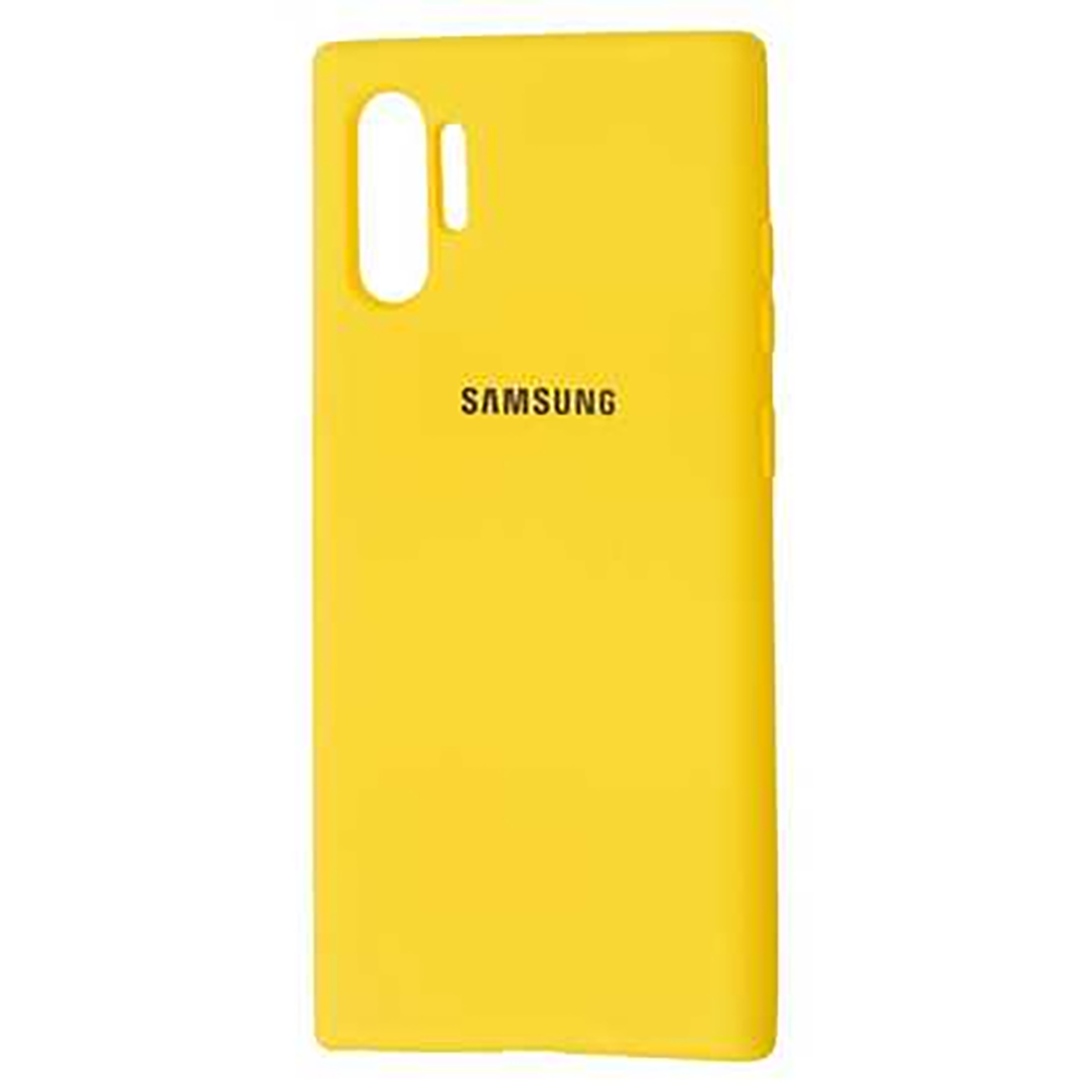 Чохол Silicone Case для Samsung Note 10 - Yellow