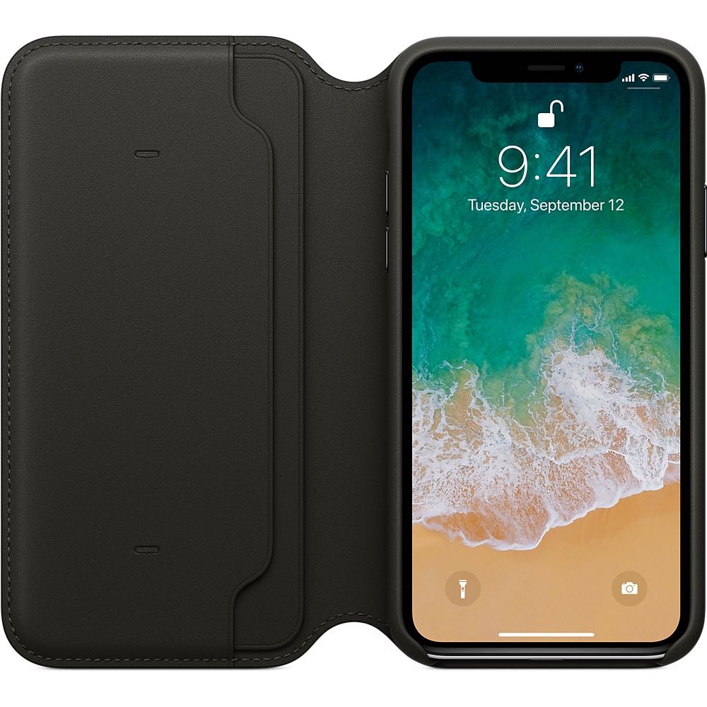 Чохол MaiKai Elite Leather Book для iPhone X/XS - Black