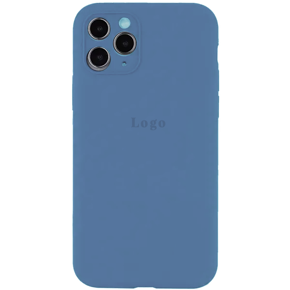 Чохол Silicone Case for iPhone 11 Pro Max (With Camera Lens Protection) - Lavender Grey