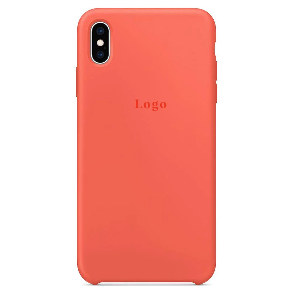 Чохол MaiKai Elite Silicone для iPhone Xs Max - Nectarine