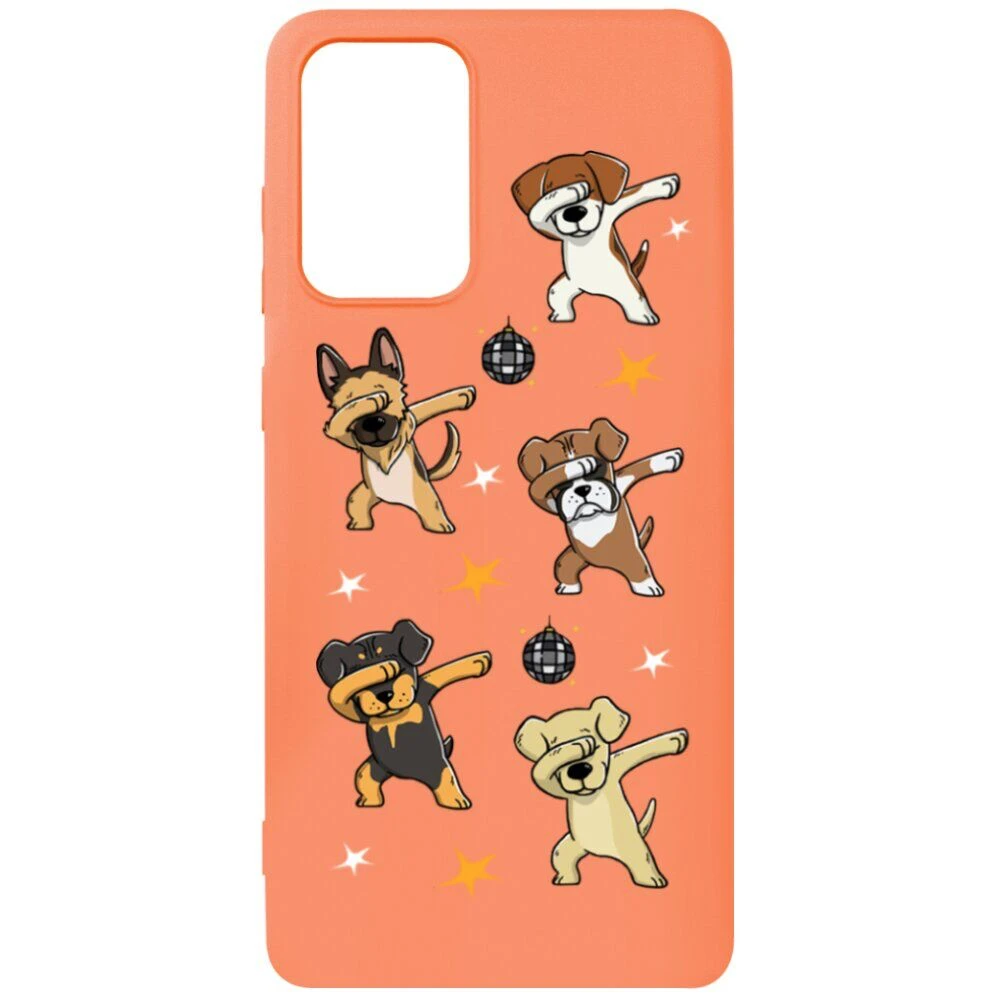 Чохол MiaMi Cartoon for Samsung A725 (A72-2021) Orange Dogs