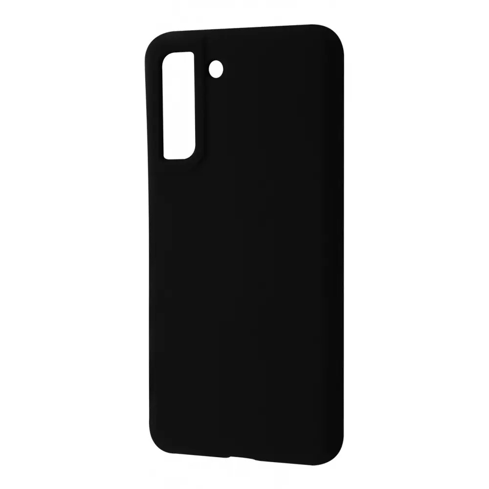 Чохол Silicone Cover Lakshmi Full Camera (AAA) для Samsung S21 FE (Чорний/Black)