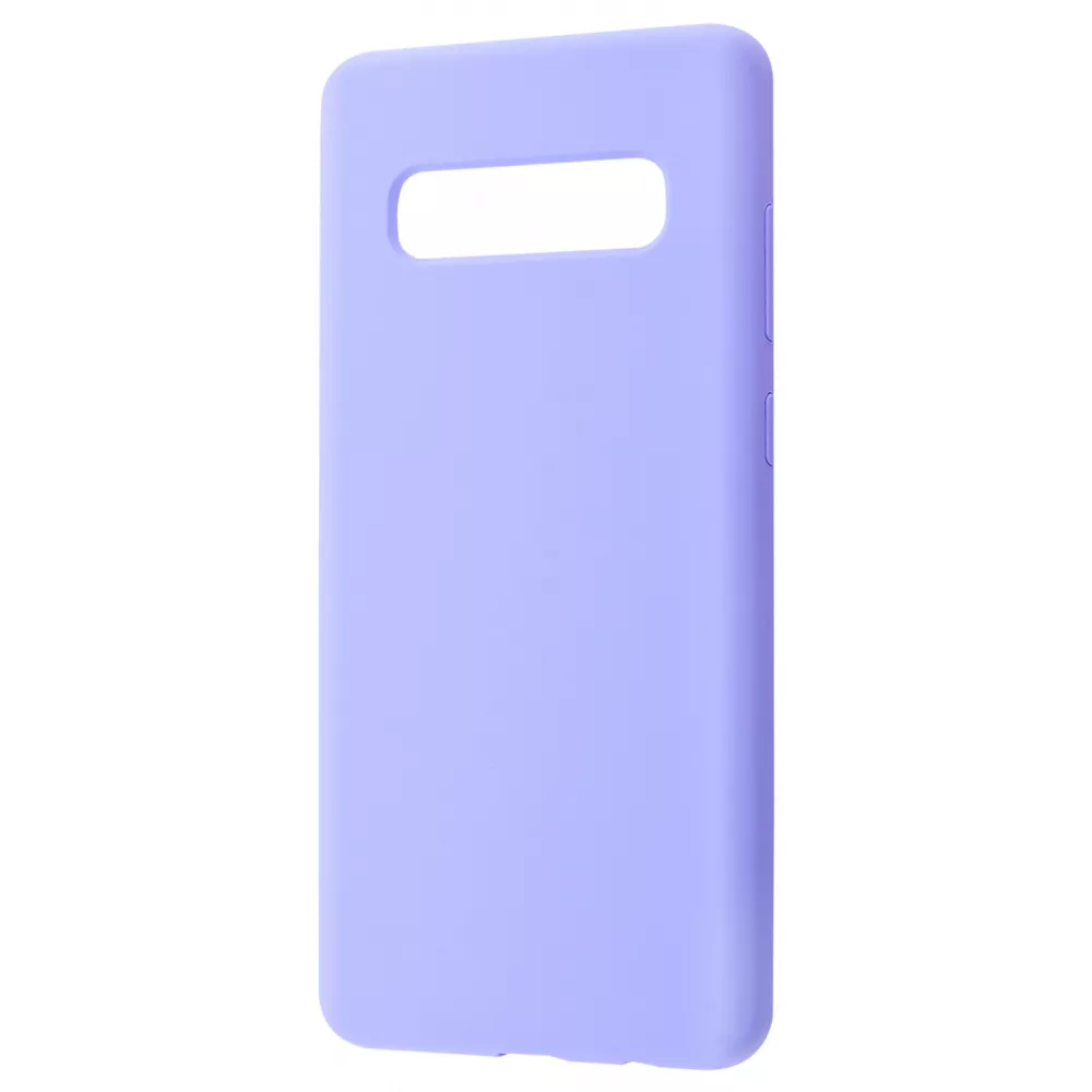 Чохол WAVE Full Silicone Cover Samsung Galaxy S10 Plus (G975F) (світло-фіолетовий)