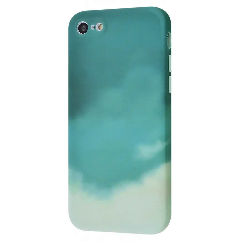 Чохол WAVE Watercolor Case (TPU) iPhone 7/8/SE 2 (dark green/gray)