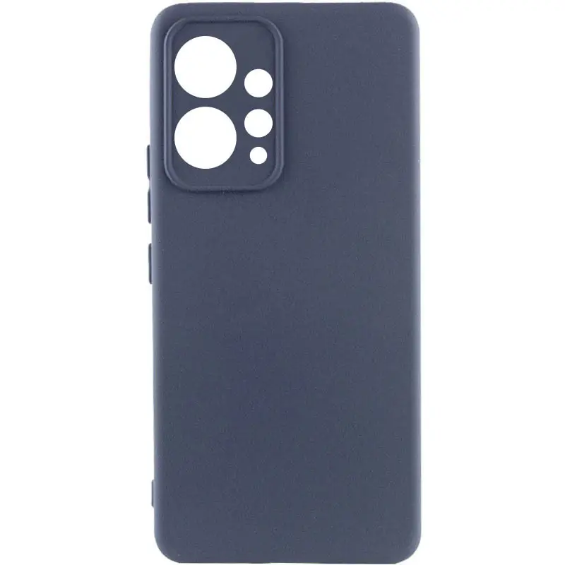 Чохол Silicone Cover Lakshmi Full Camera (A) для Xiaomi Redmi Note 12 4G (Темно-синій)