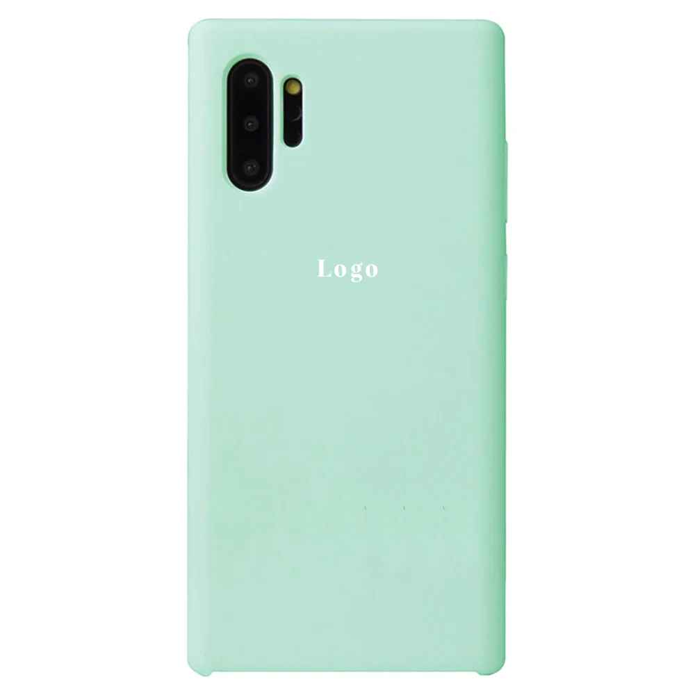 Чохол Silicone Case для Samsung Note 10 Plus - Light Blue