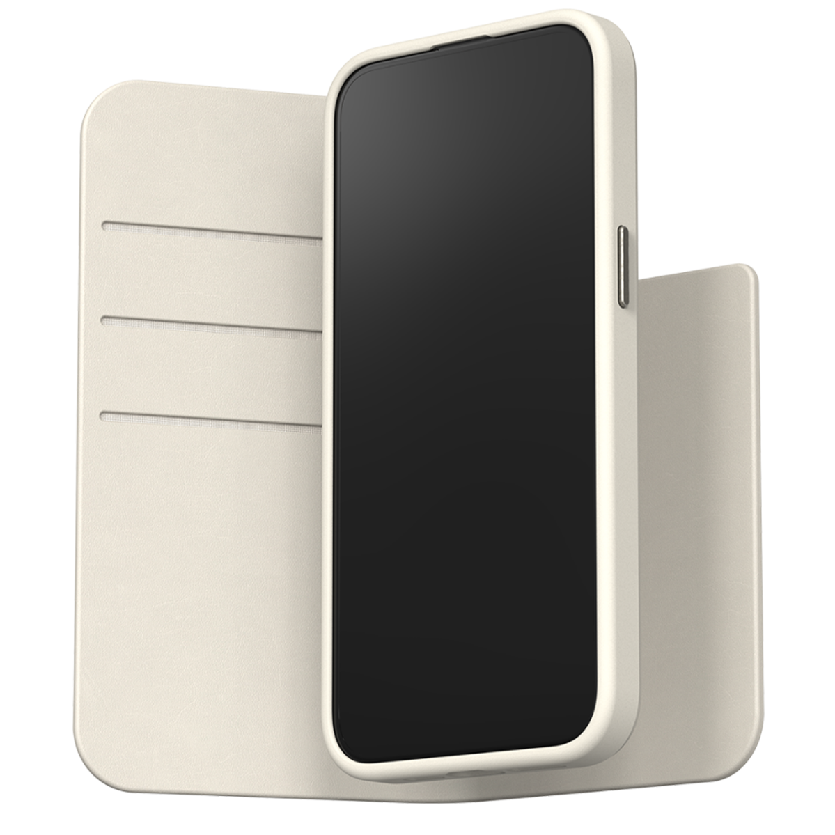 Чохол Moshi Overture Case with Detachable Magnetic Wallet Eggnog White for iPhone 15 Pro Max