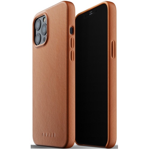 Чохол шкіряний MUJJO для iPhone 12 Pro Max Full Leather, Tan