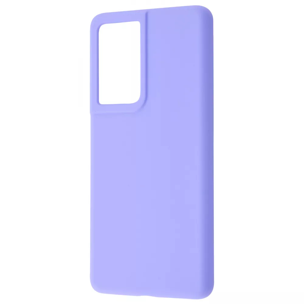 Чохол MaiKai Full Silicone Cover Samsung Galaxy S21 FE (G990B) (світло-фіолетовий)
