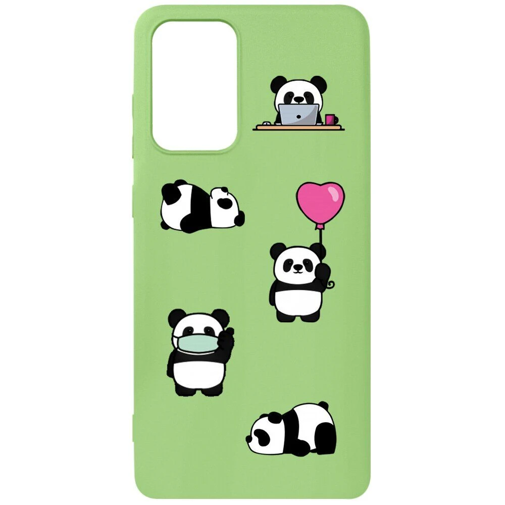 Чохол MiaMi Cartoon for Samsung A725 (A72-2021) Green Panda