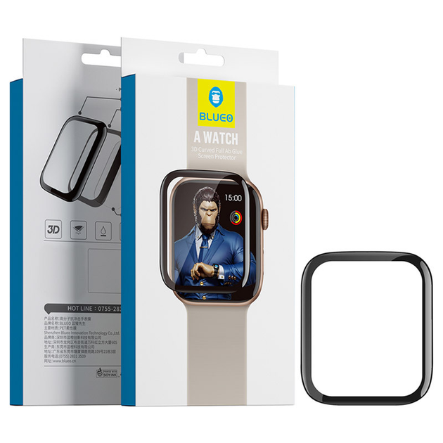Полімерна 3D плівка Blueo High-Molecule для Apple Watch 46mm (2024) (Чорний)