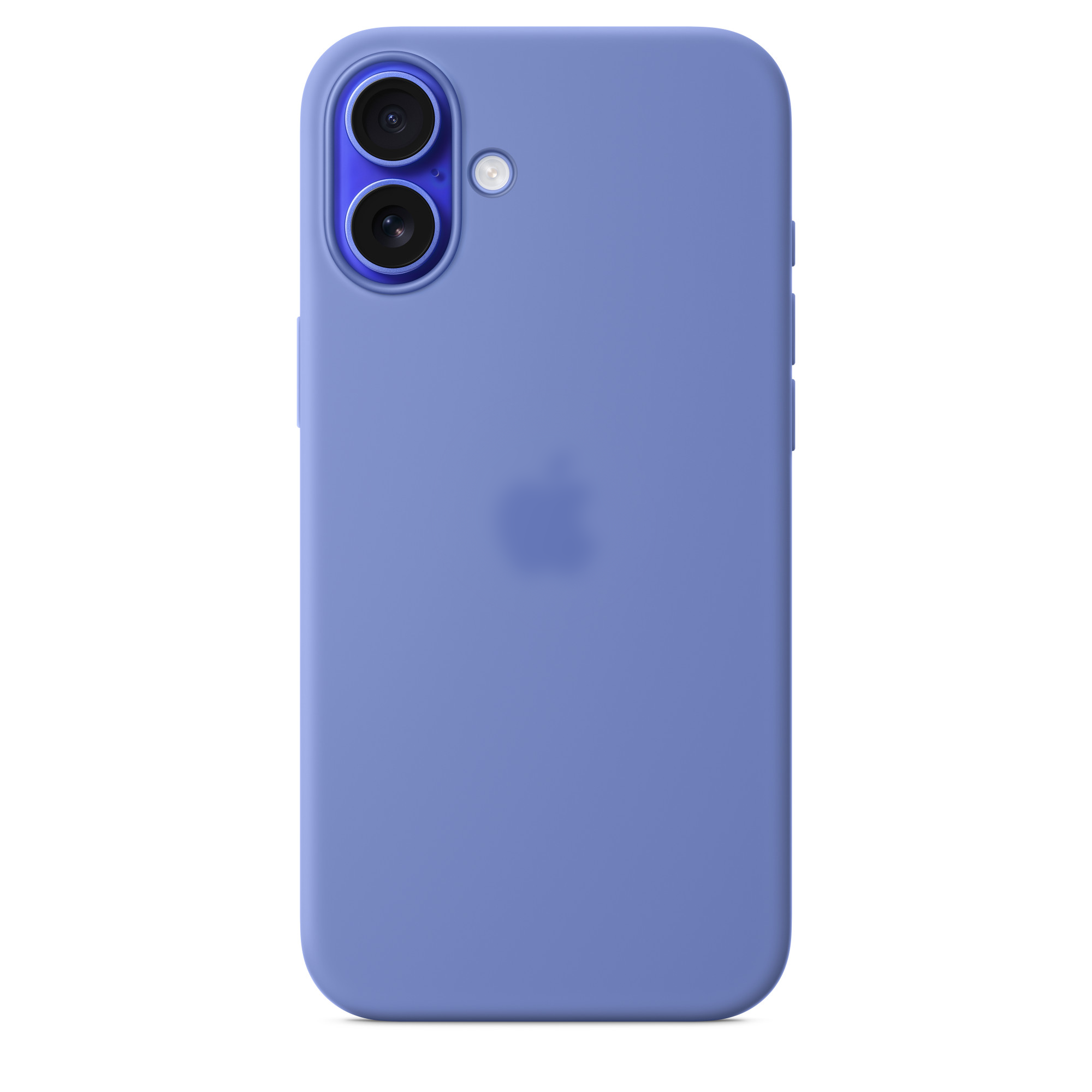 Чохол Silicone Case with Button, Animation & MagSafe iPhone 16, Periwinkle (OEM)