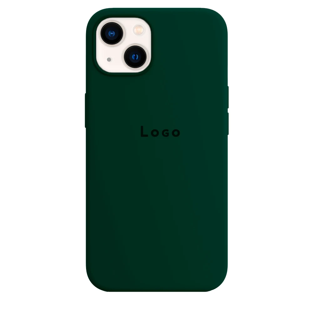 Чохол Silicone Case Full Cover iPhone 13 (forest green)