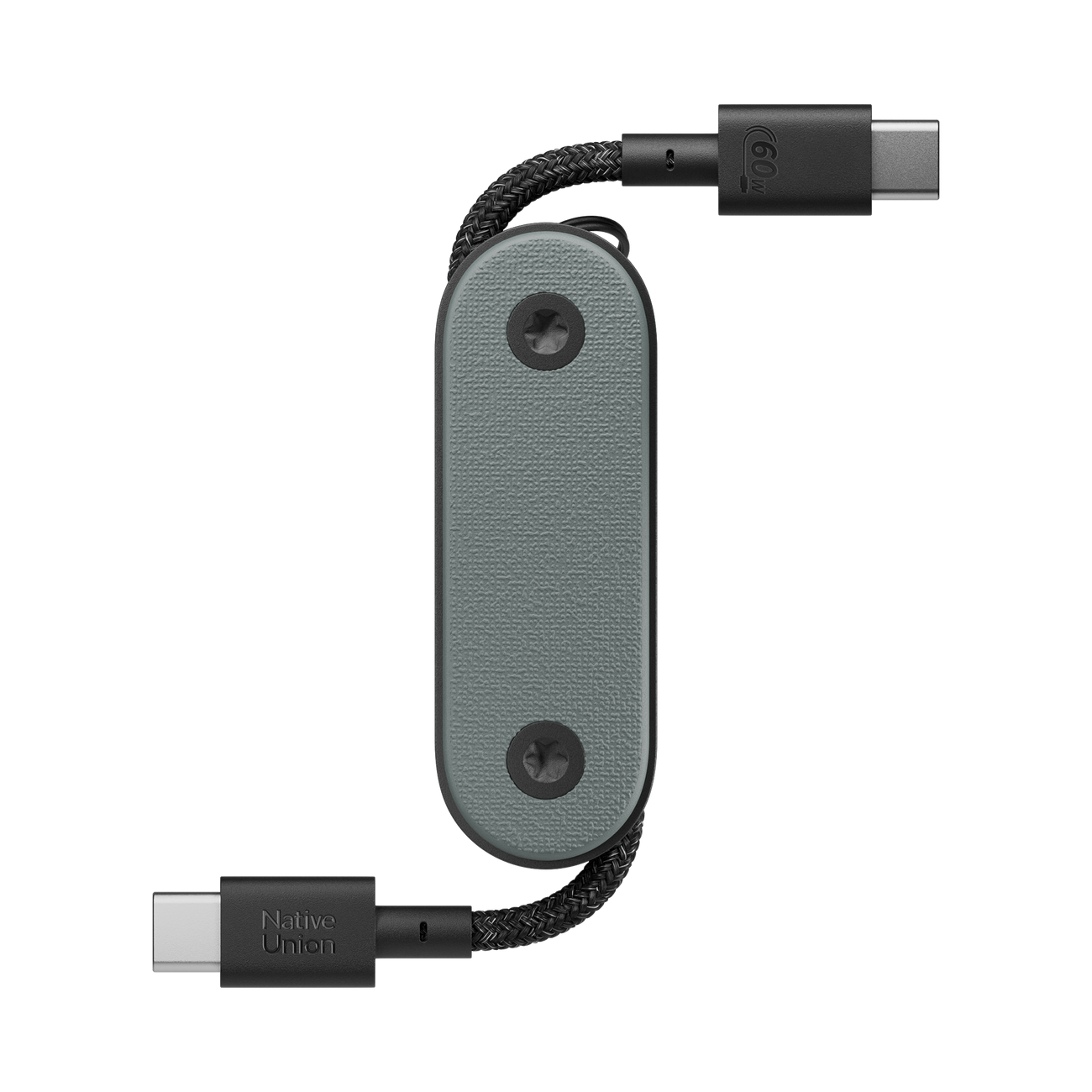 Кабель Native Union Pocket Cable USB-C to USB-C Slate Green (POCK-C-GRN-NP)