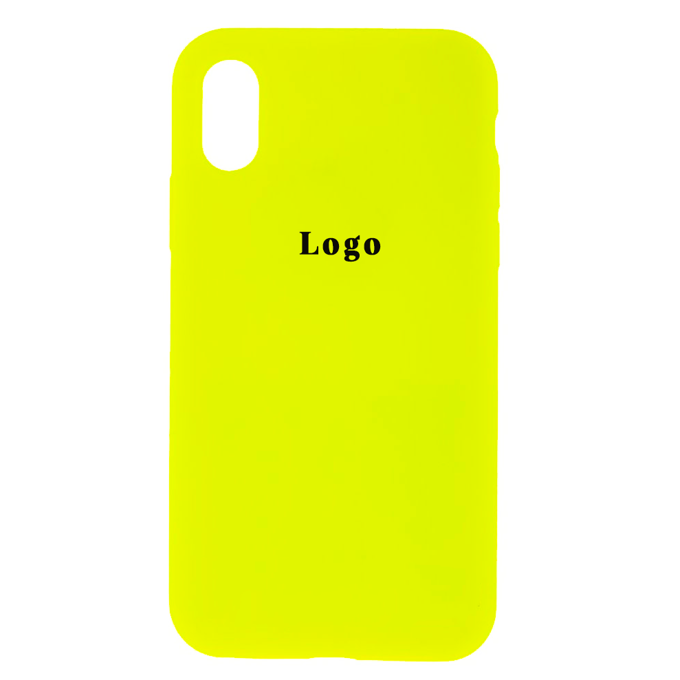 Чохол MaiKai Silicone для iPhone X/Xs - Fluorescence Yellow