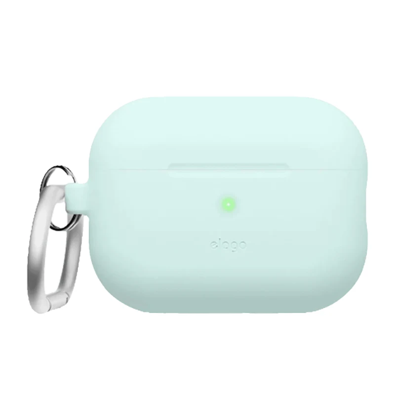 Чохол Elago Silicone Basic Case with Nylon Lanyard Mint for Airpods Pro 2nd Gen