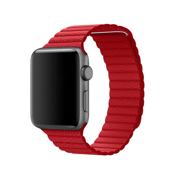 Ремінець MaiKai Leather Loop Band для Apple Watch 38/40mm - Red