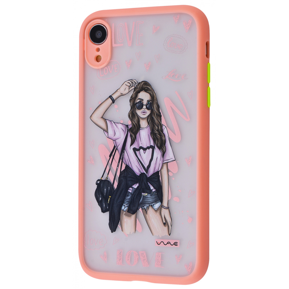 Чохол WAVE Cartoon Case (PC+TPU) iPhone Xr (mood love)