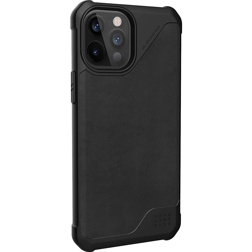 Чохол UAG для Apple iPhone 12 Pro Max Metropolis LT, Leather Black