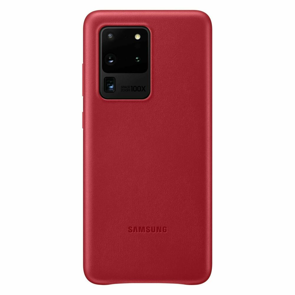 Чохол Original Leather Cover Red для Samsung S20 Ultra G988