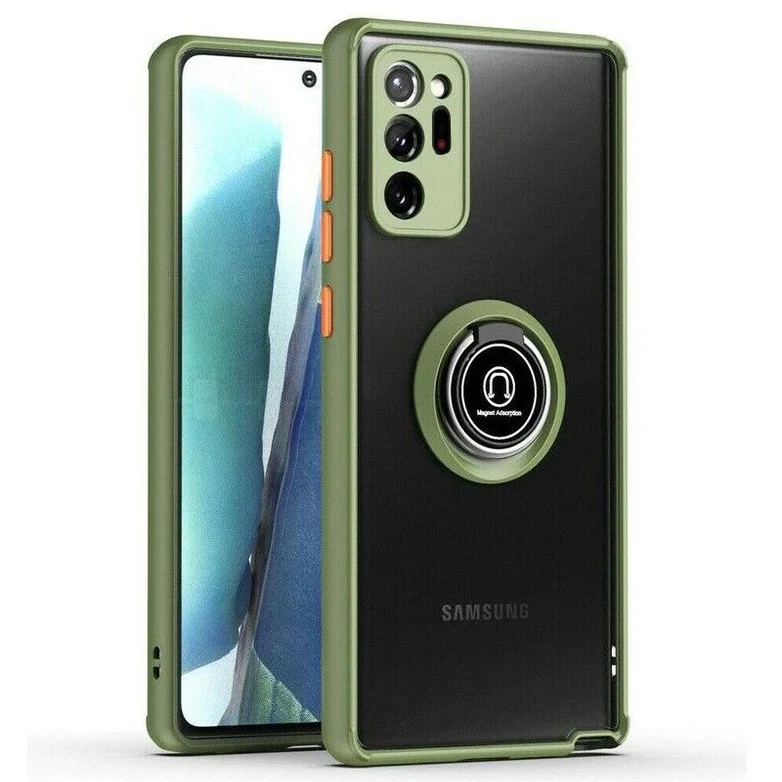 Чохол TPU + PC Deen ColorEdgingRing for Magnet для Samsung Galaxy M51 - Olive