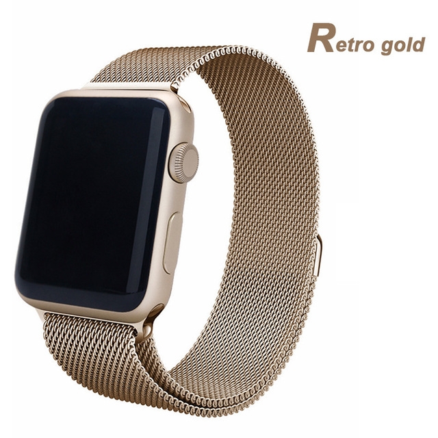 Ремінець Watch Milanese Loop 38/40mm (Vintage Gold)