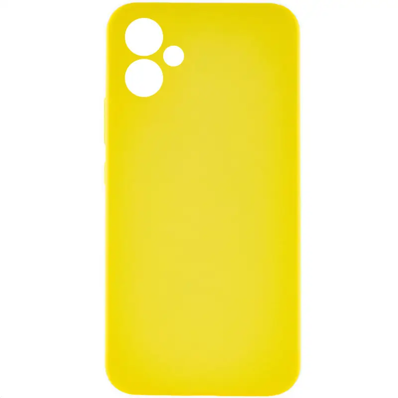 Чохол Silicone Cover Lakshmi Full Camera (AAA) для Samsung Galaxy A05 (Жовтий / Yellow)