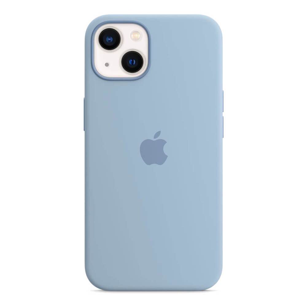 Чохол Silicone Case with MagSafe для iPhone 13 Blue Fog (OEM)