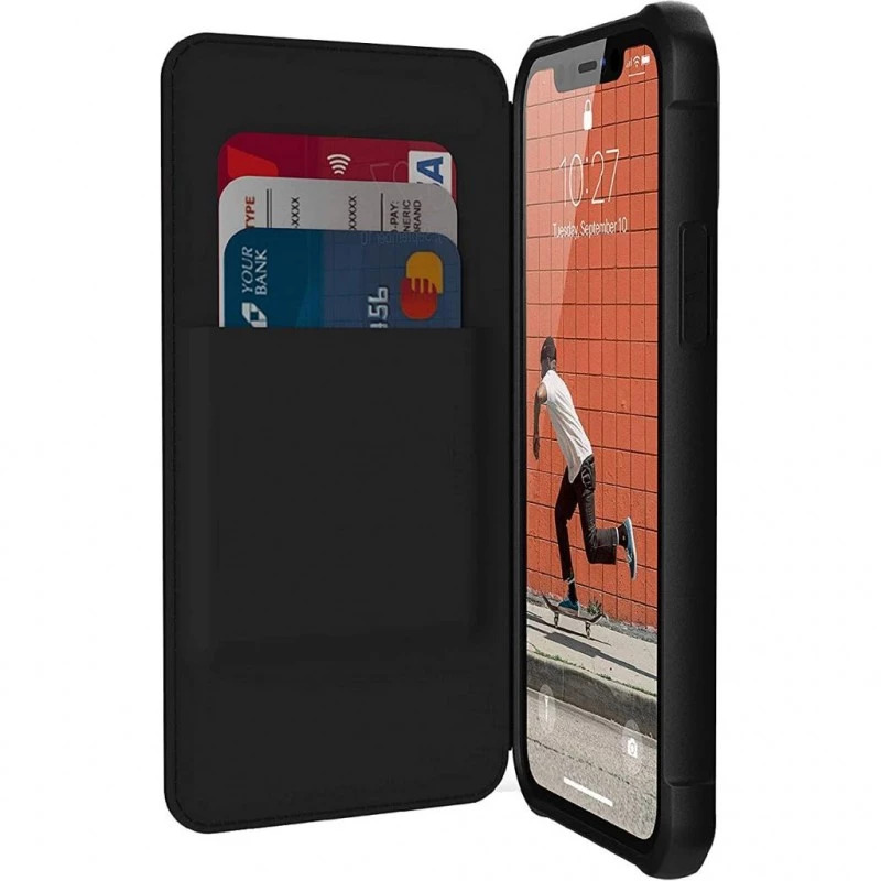 Чохол UAG для Apple iPhone 12 / 12 Pro Metropolis (PU), SATN Black